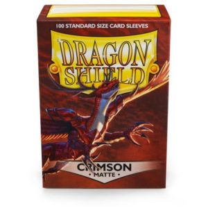 DragonShield Matte 100 Crimson