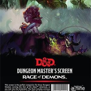 D&D Rage of Demons DM Screen