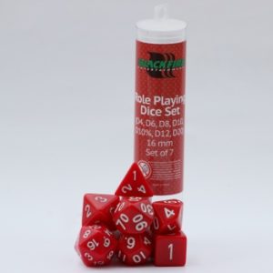 RPG Dice Set 16mm - Red