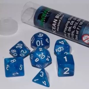 RPG Dice Set 16mm - Ocean Blue