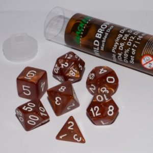RPG Dice Set 16mm - Wild Brown