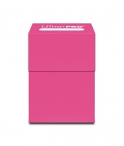 Ultrapro Solid 60 Deck Box - Bright Pink
